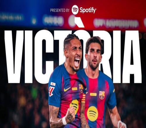 强势,巴萨自2017年以来首次连续7场西甲净胜至少2球