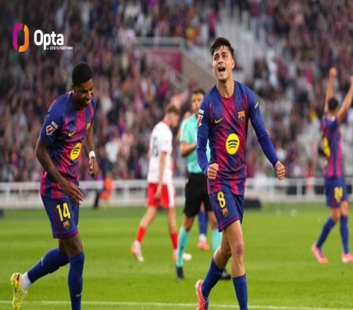 23岁18天超越梅西,佩德里成巴萨队史西甲150场最年轻球员