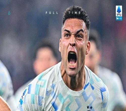 重返榜首,国米近5年首次客胜热那亚终结此前做客三连平