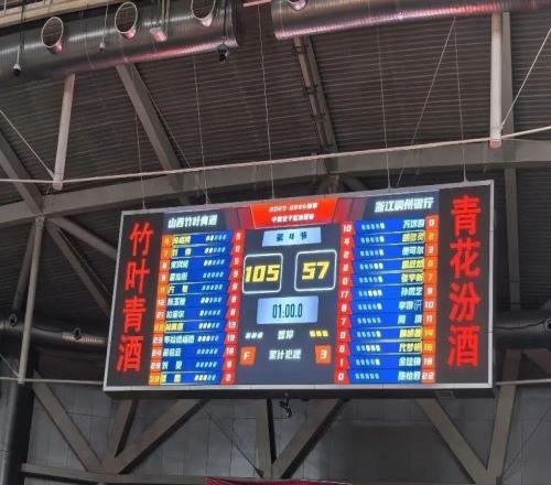 【W(wǎng)CBA聯(lián)賽】第六輪浙江稠州銀行57105不敵山西竹葉青酒