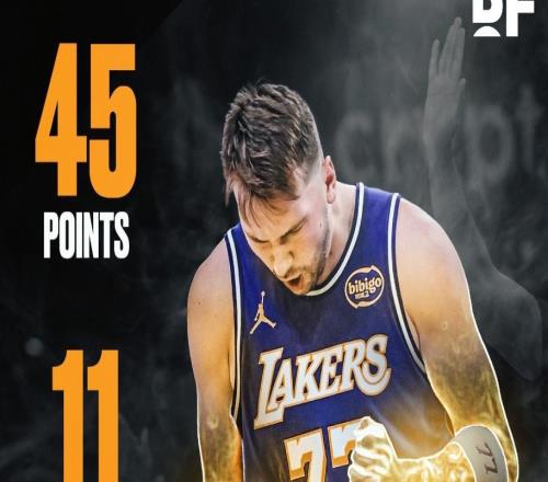 轟45+三雙一戰(zhàn)創(chuàng)七紀錄：東契奇登全美熱搜關(guān)鍵時刻10勝0負太狠