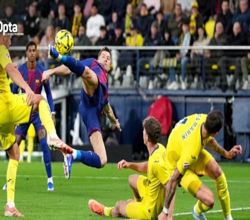 萊萬(wàn)達(dá)成五大聯(lián)賽500場(chǎng)里程碑，打入389球僅次于梅西和C羅