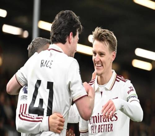 TA:赖斯与厄德高在关键时刻挺身而出,枪手争冠信念愈发清晰