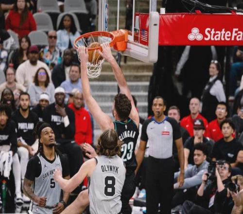 爆冷掀翻西部第二!克林根打破生涯纪录!杨瀚森大帽NBA榜眼