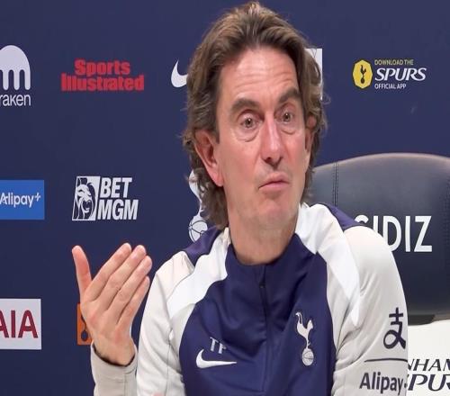 弗兰克:之前几个主场球迷表现很好,上一场有点嘘声问题不大