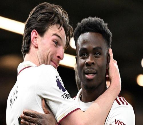 参与105球追平小法,萨卡升至阿森纳队史英超参与进球榜第六