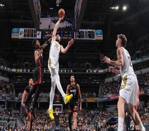 步行者七人上雙熱火全隊打鐵步行者輕取熱火