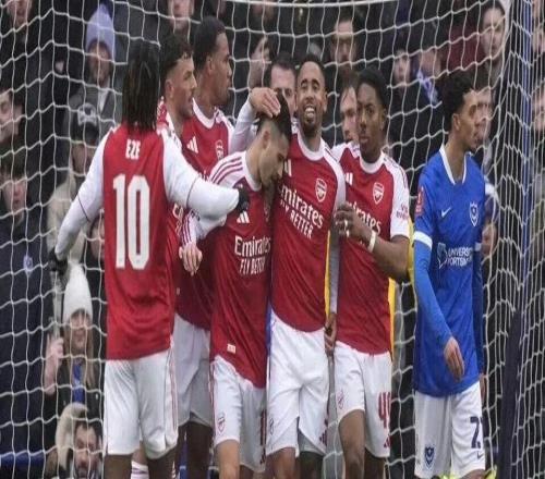 足總杯第三圈：樸茨茅斯14阿森納視頻集錦，馬丁內(nèi)利戴帽