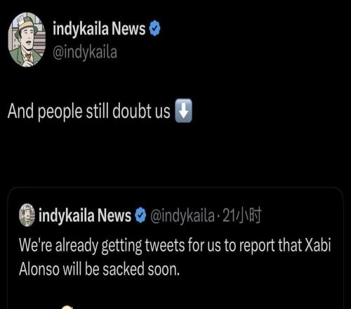 好起來了綠帽哥在阿隆索下課的20小時(shí)前表示他即將被解雇