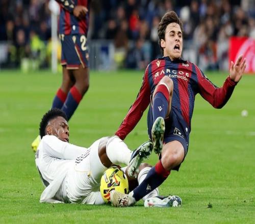 楚阿梅尼下轮西甲5黄停赛，维尼修斯目前身背4黄处于警戒状态