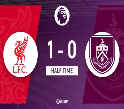 半场战报维尔茨破门索博点射中框加克波制造点球利物浦暂时10领先伯恩利_英超直播