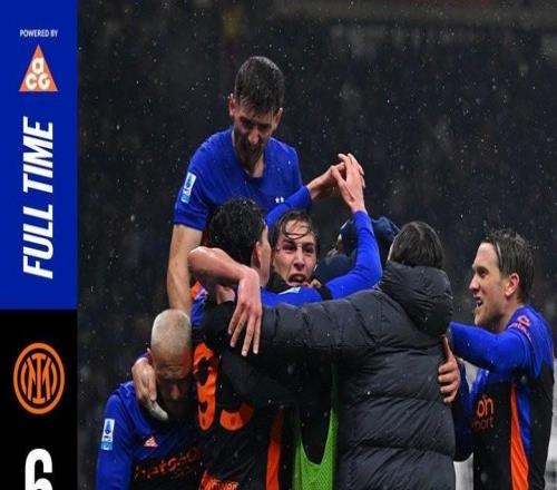 让二追六，国米62击败比萨本赛季首次逆转取胜