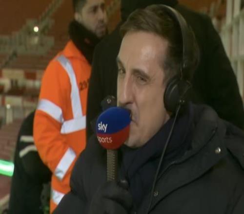 内维尔:这场比赛会震撼阿森纳,英超夺冠不是条铺满玫瑰的路