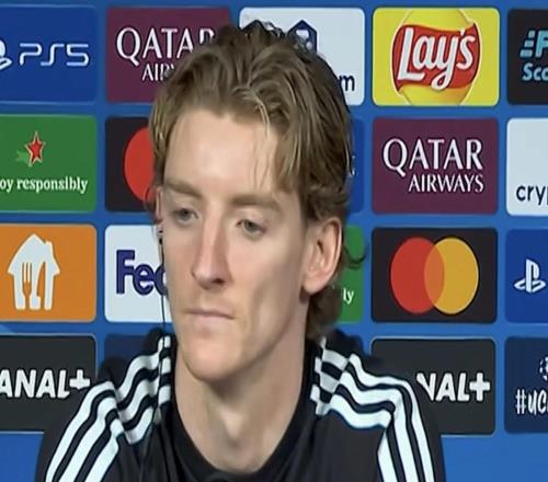 安东尼戈登:英超现在有点像篮球比赛,欧冠更偏向传统足球