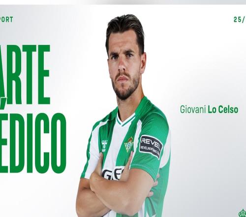 贝蒂斯官方：洛塞尔索右大腿股直肌近端肌腱中度损伤