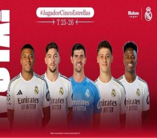 皇马1月最佳球员候选：姆巴佩、82、裤袜、居莱尔、维尼修斯