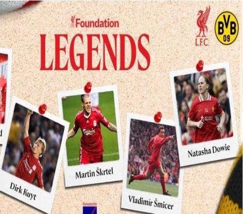 利物浦官方：库伊特、斯科特尔等人参加对多特传奇的慈善赛