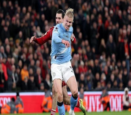 斯洛特造89年耻辱纪录！哈兰德破球荒+点射绝杀，曼城21利物浦