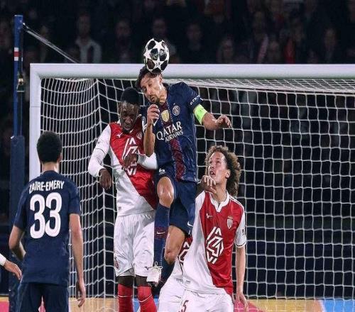 巴黎圣日耳曼淘汰摩纳哥晋级欧冠16强