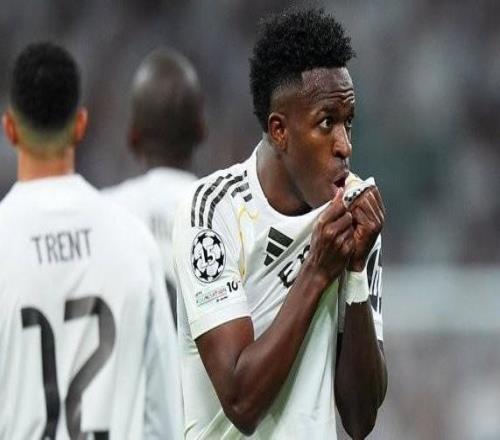 晋级功臣,维尼修斯首次在欧冠淘汰赛两回合都取得进球