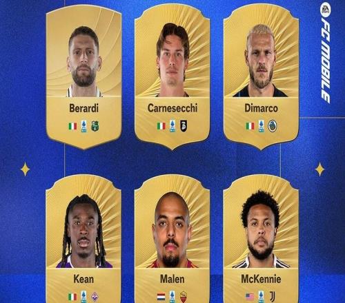 意甲2月最佳球员候选：迪马尔科、马伦、麦肯尼入围