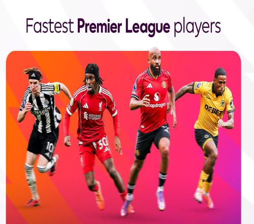 本赛季英超速度榜：查舒亚37.3kmh第一，姆伯莫进前五