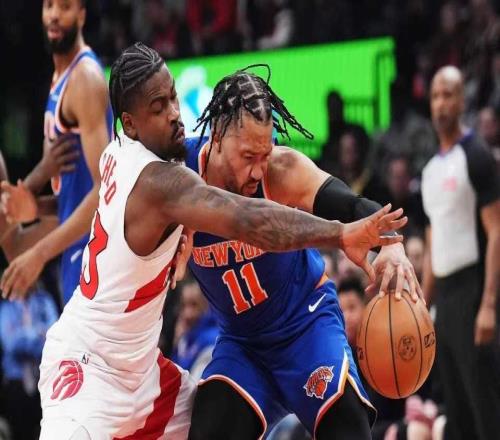 40胜东部第3队!尼克斯赛季四杀猛龙布伦森26+10莺歌31分