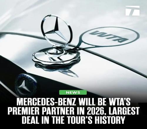 梅赛德斯奔驰与WTA达成历史级合作,共绘女子网球新未来