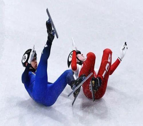 太惨了！冬奥保安被冻死在岗，波兰选手冰刀直插眼球