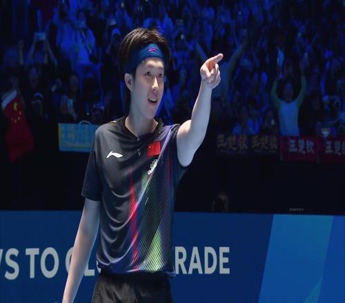 42逆转张本智和！王楚钦再夺冠无愧国乒新王：王皓激动握拳庆祝
