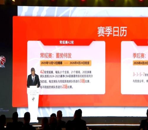 官方:CBA新赛季12月12日揭幕,最晚明年6月14日结束
