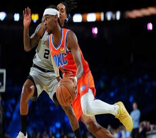 文班亚马让亚历山大压力山大,马刺淘汰雷霆晋级NBA杯决赛