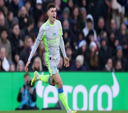 曼城30轻取水晶宫!福登回暖谢尔基成“新丁丁”,阿森纳压力大