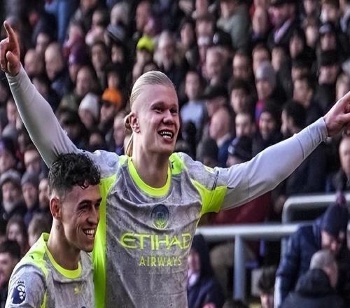 曼城3比0水晶宫,哈兰德两球强势难挡,福登关键球更惊喜