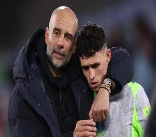 瓜帅:福登今天的表现不算理想,他丢了很多球权