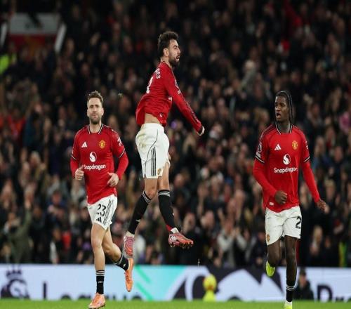 自2023年的曼城以来,曼联是首支英超三度领先也没赢的球队