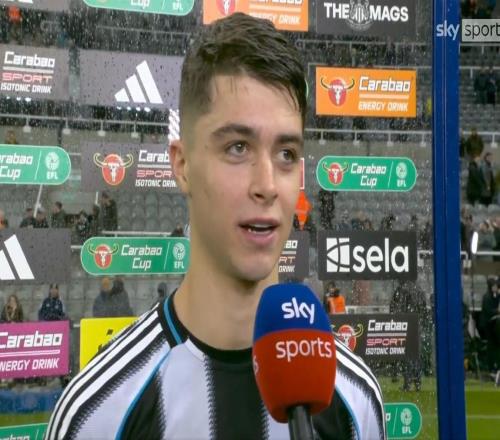 刘易斯米利:我在纽卡长大,没有比绝杀晋级更好的了