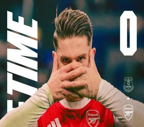 阿森纳近34场英超客场半场领先保持不败,上次输球是对埃弗顿