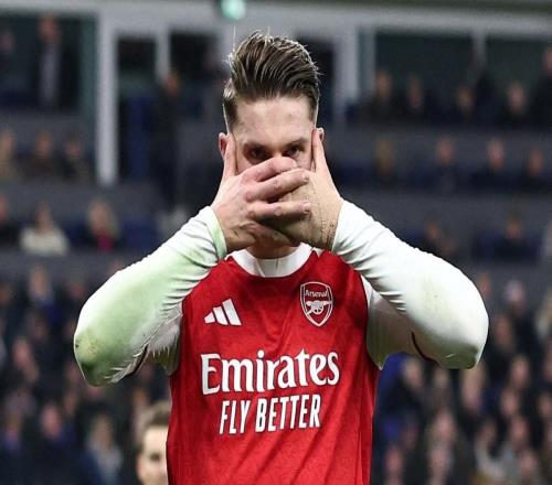 自2023年8月以来,阿森纳首次凭借一粒点球在英超10取胜