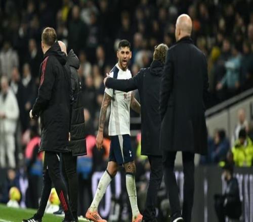 热刺队史第二次英超主场两人染红,上次罗梅罗也被罚下