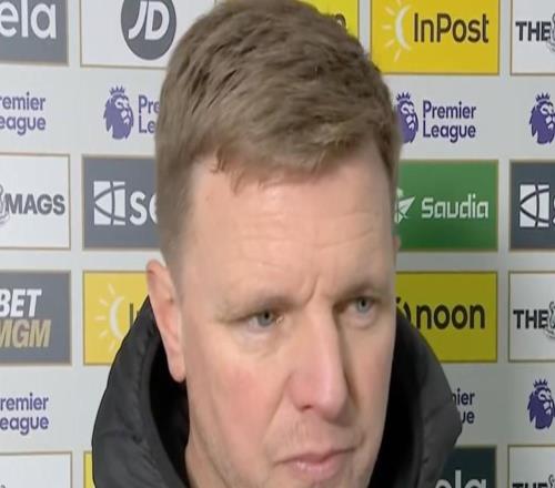 埃迪豪:对阵伯恩利的比赛我们必须赢,球队的斗志值得肯定