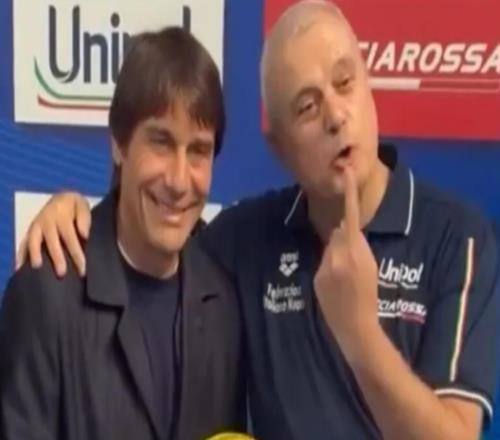 意大利水球队主帅:我现在和孔蒂仍是好友,他很适合那不勒斯