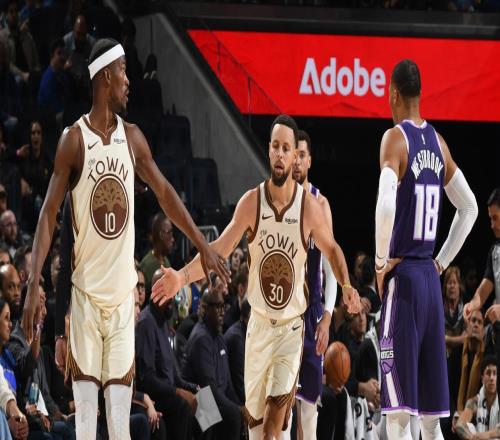 库里27+10+2帽+6记3分创NBA神迹,勇士完胜国王创纪录!威少13+7