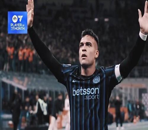 官方：國米隊(duì)長勞塔羅當(dāng)選意甲12月最佳球員