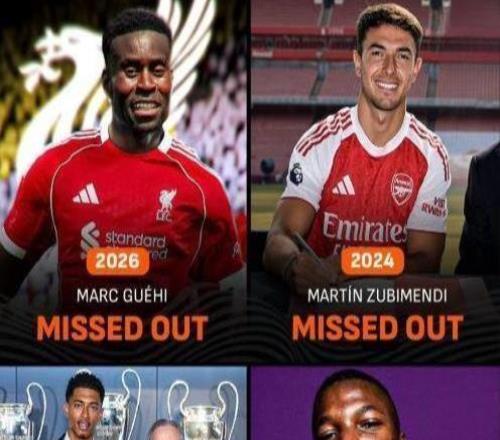 4億歐元豪購失敗錯失多位強援真可惜，利物浦若有他們局面不同