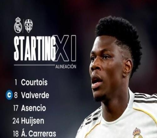 皇馬首發：姆巴佩、維尼修斯出戰