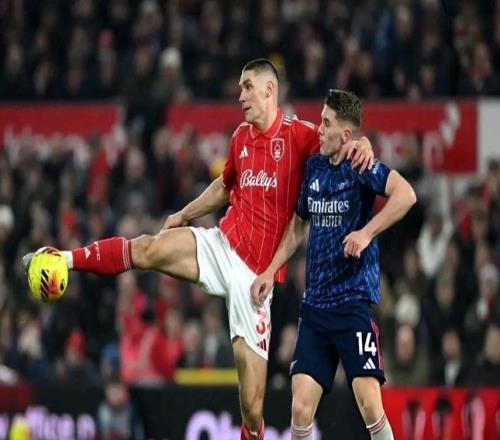 爭議點球吹罰兩大主帥開炮！阿森納00諾丁漢森林，2連平甩開曼城