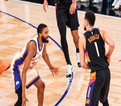 布倫森缺陣唐斯空砍兩雙，布克27+4+4，太陽(yáng)客場(chǎng)逆轉(zhuǎn)雙殺尼克斯