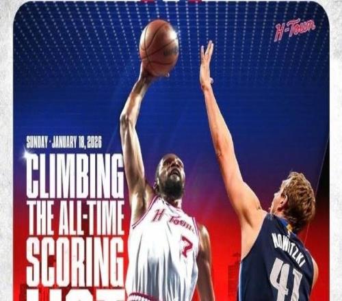 里程碑！杜蘭特超越諾維茨基，升至NBA歷史得分榜第六