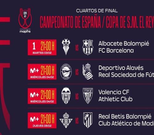 單賽季國王杯碰皇馬+巴薩，阿爾瓦塞特是賽事歷史西乙第二隊